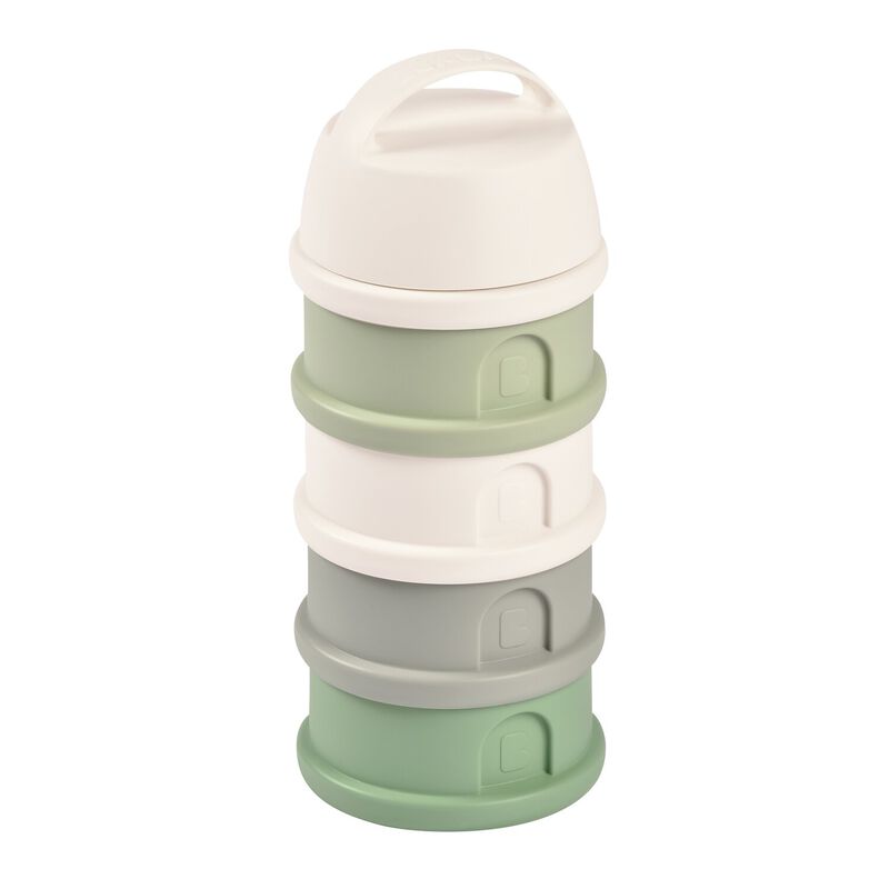 Béaba - Stapelbare Doseerdozen | Cotton White / Sage Green
