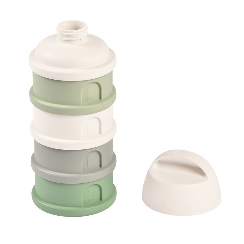 Béaba - Stapelbare Doseerdozen | Cotton White / Sage Green