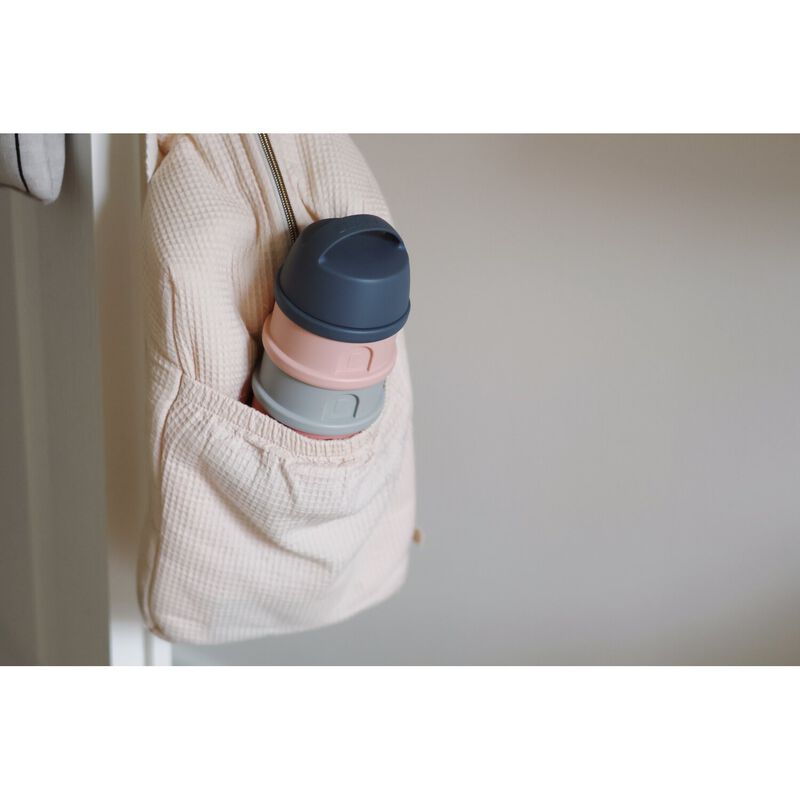 Béaba - Stapelbare Doseerdozen | Mineral Grey / Pink