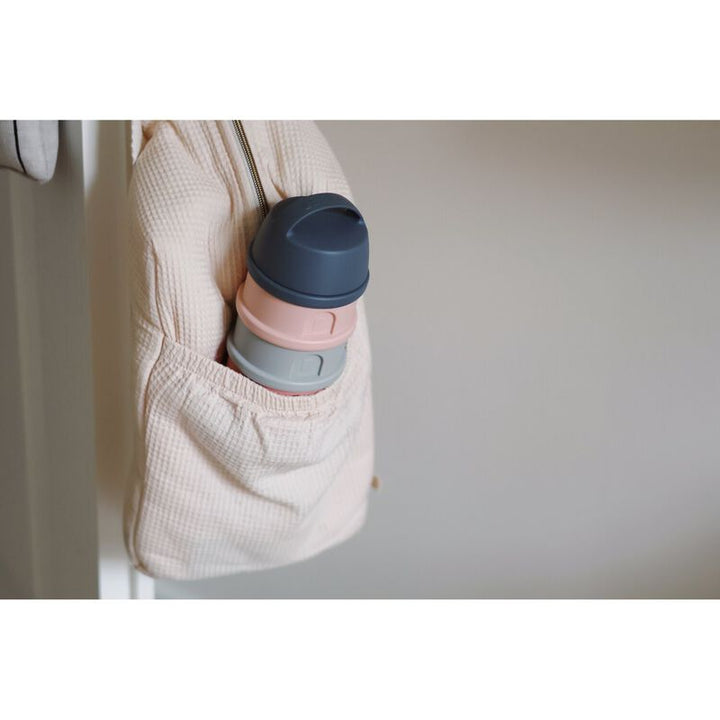 Béaba - Stapelbare Doseerdozen | Mineral Grey / Pink