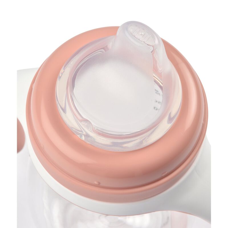 Béaba 2in1 drinkbeker Old Pink met speen en tuit, 210ml, afneembare handgrepen