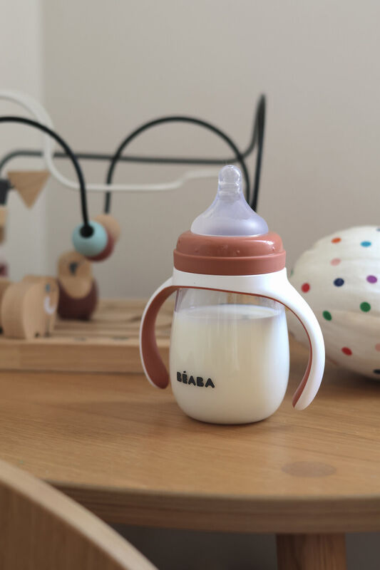 Béaba - Evolutieve Meegroeifles 2in1 210ml | Terracotta