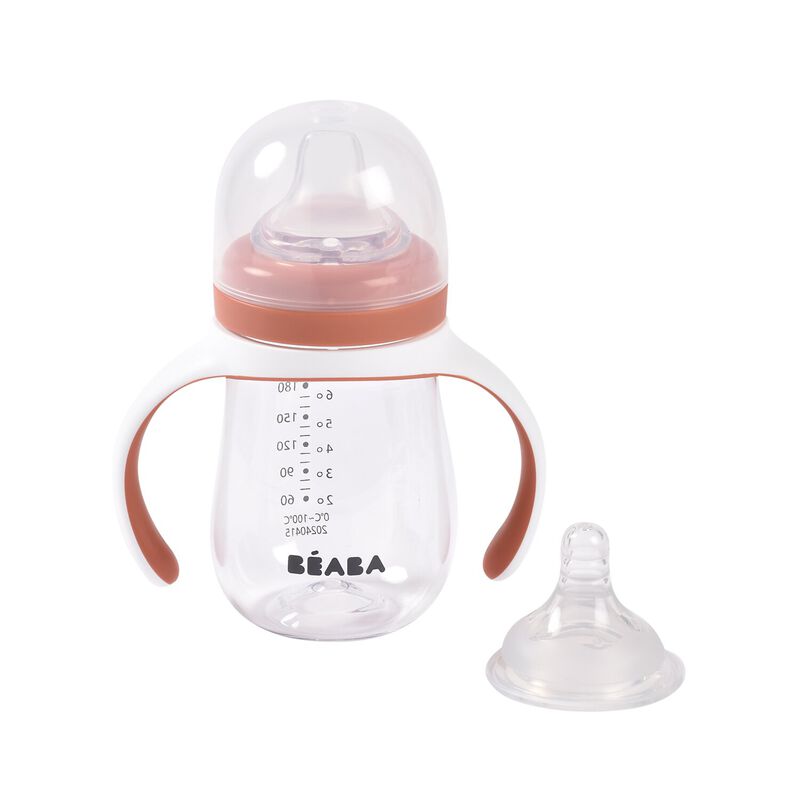 Béaba - Evolutieve Meegroeifles 2in1 210ml | Terracotta