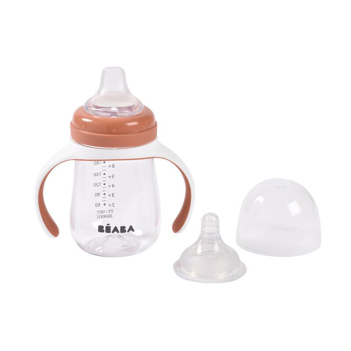 Béaba - Evolutieve Meegroeifles 2in1 210ml | Terracotta
