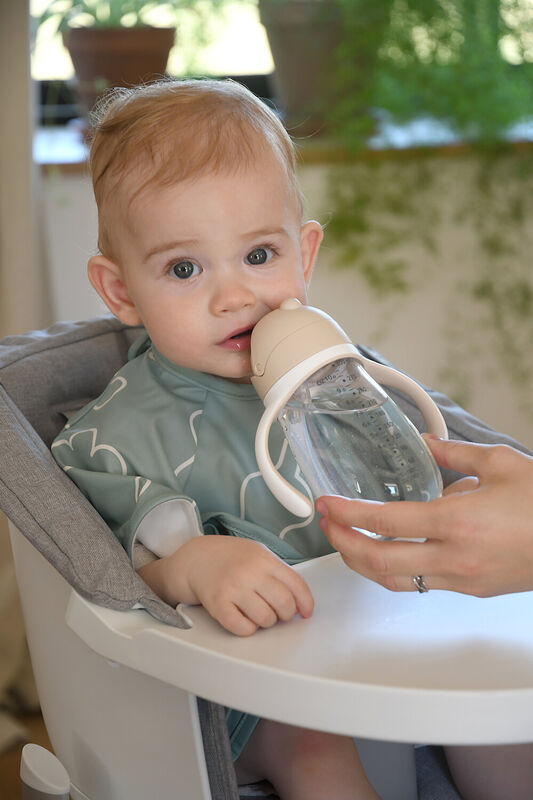 Beaba - Drinkbeker Met Rietje 300ml | Clay