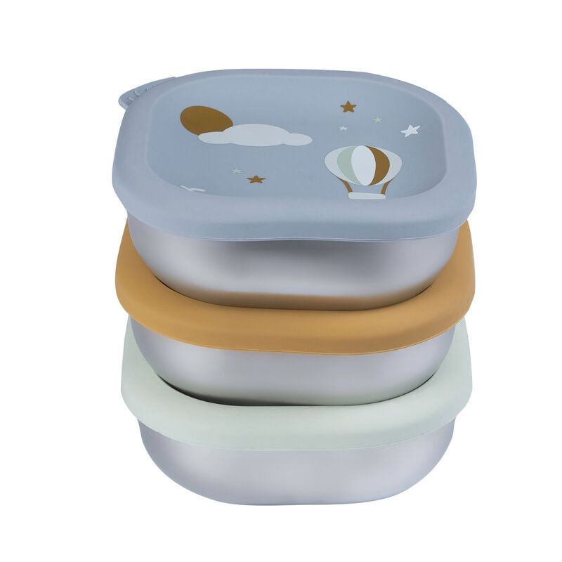 Beaba - RVS Snackdoosje Multi-Use (3pack) | Adventure