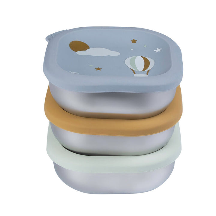 Beaba - RVS Snackdoosje Multi-Use (3pack) | Adventure