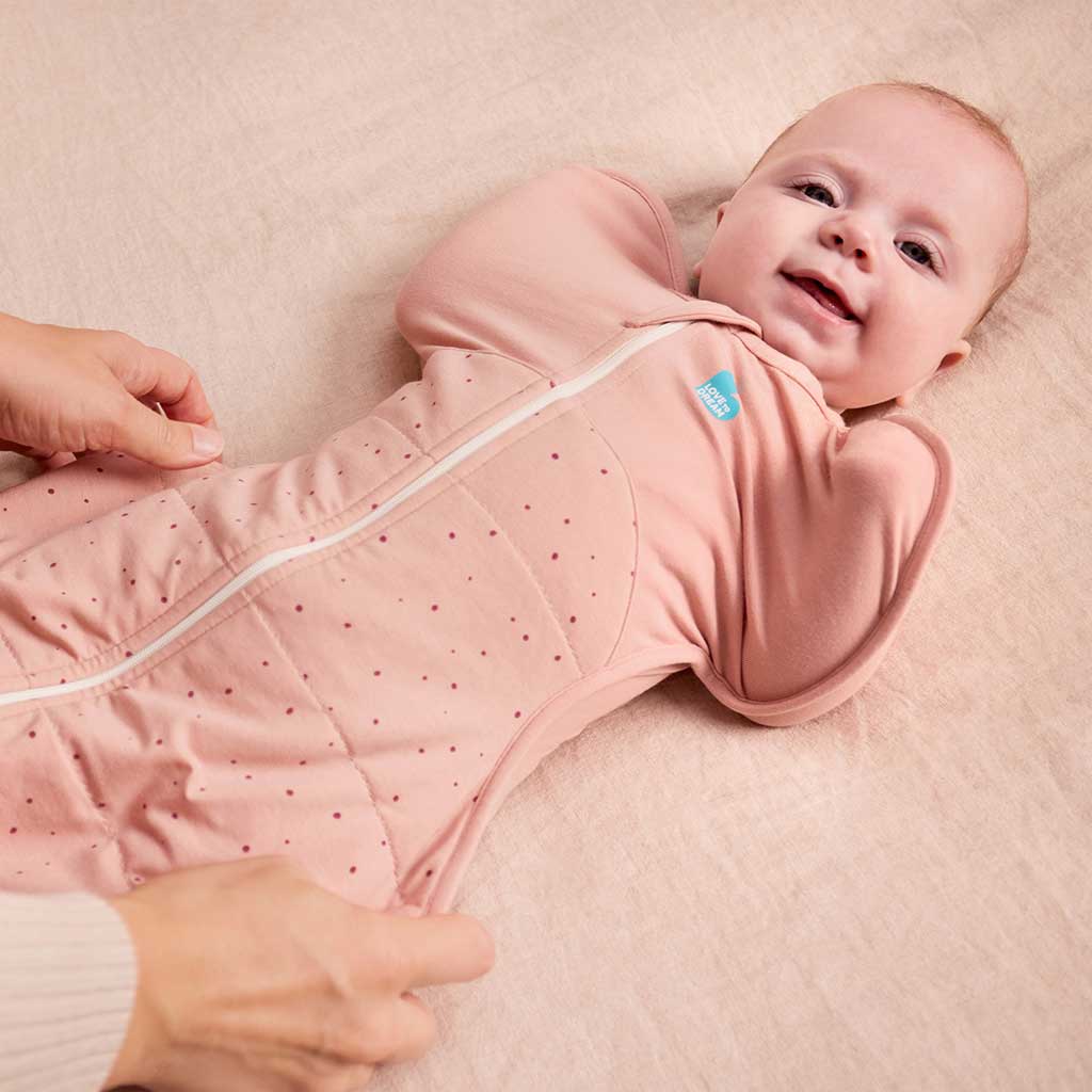 Love To Dream - Slaapzak Swaddle Up 2.5 TOG Warm 3-6m | Rose Pebble