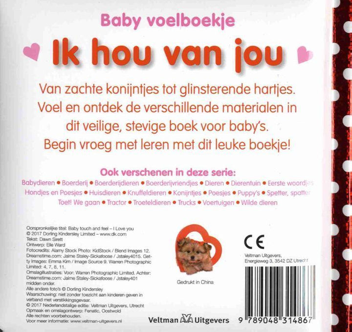 Voelboekje Baby Ik Hou Van Jou