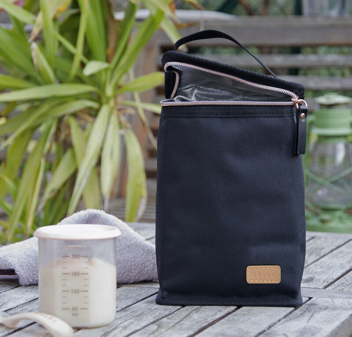 Beaba Isothermische Koeltas Black – compacte en opvouwbare lunchtas