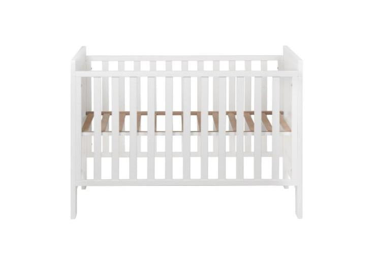 Quax Mila Bed 60 x 120 cm in Wit, van beukenhout met verstelbare bodem, stijlvol en veilig voor elke kinderkamer