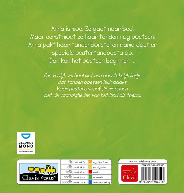 Boek Anna Poetst Haar Tanden