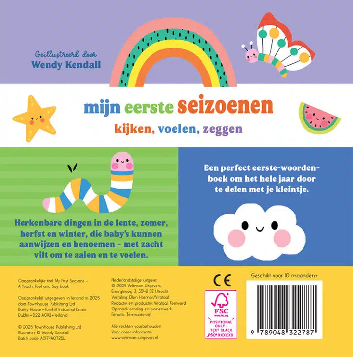 Veltman - Boek Mijn Eerste Seizoenen | Kijken, Voelen, Zeggen