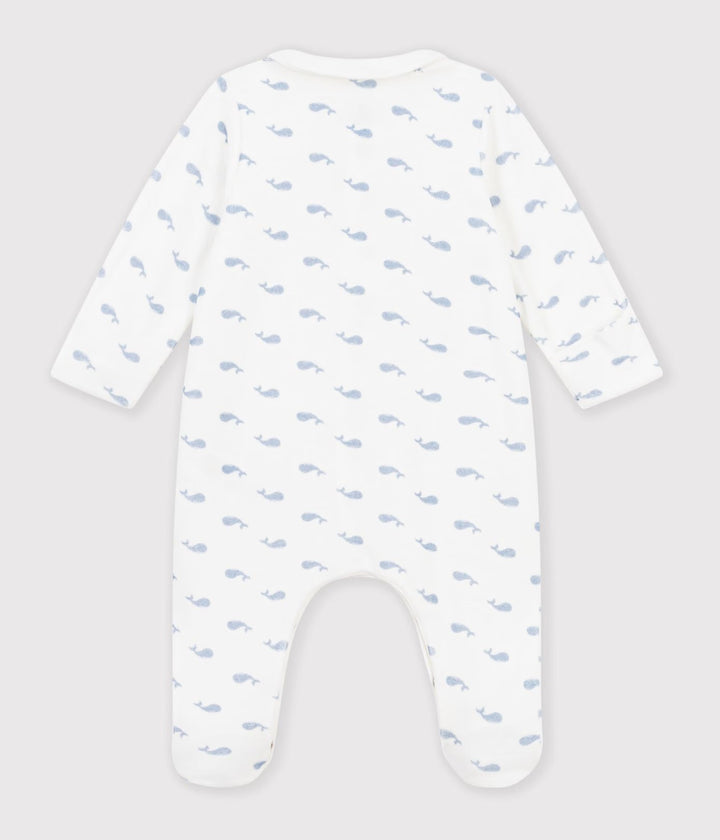 Petit Bateau - Pyjama met Voetjes Marshmallow/Riviera