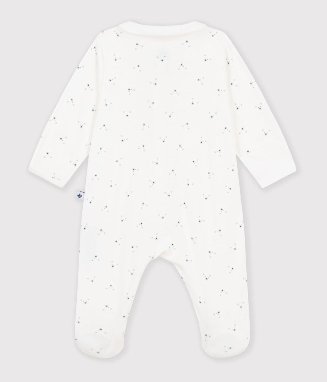 Petit Bateau - Pyjama met Voetjes Marshmallow/Multicolor Kraag