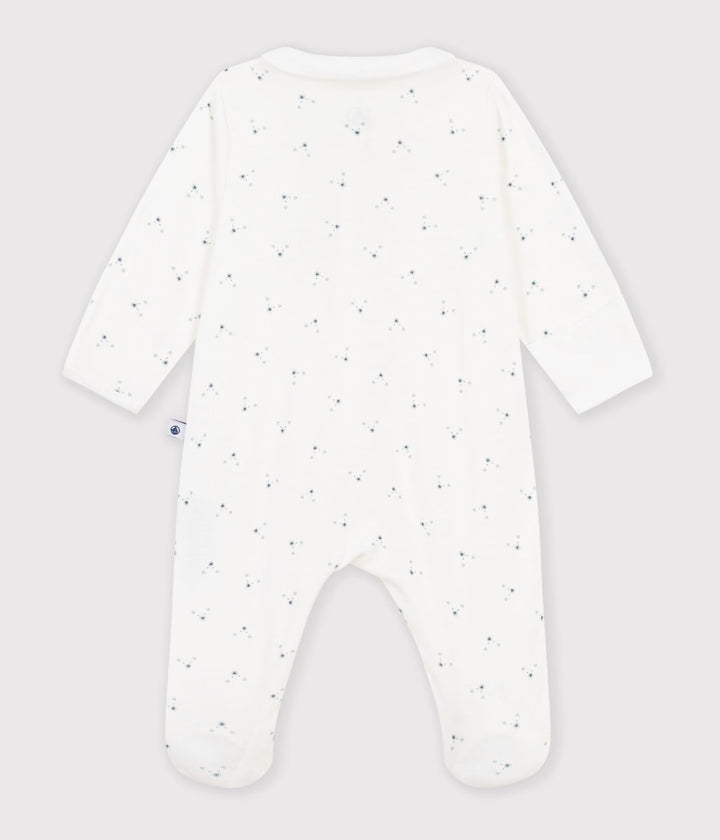 Petit Bateau - Pyjama met Voetjes Marshmallow/Multicolor Kraag