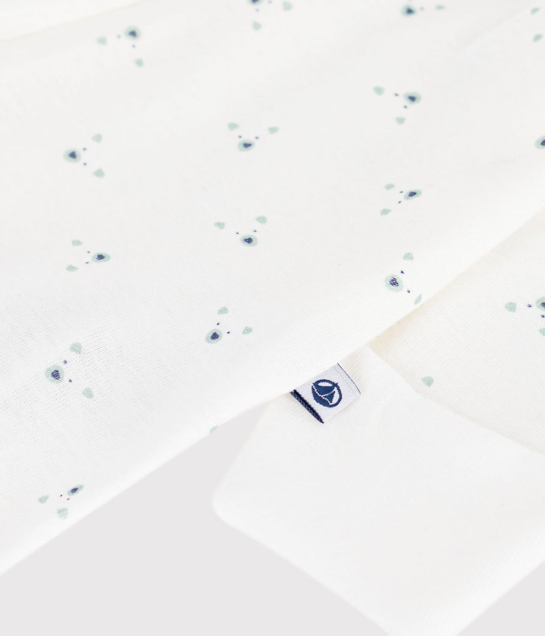 Petit Bateau - Pyjama met Voetjes Marshmallow/Multicolor Kraag