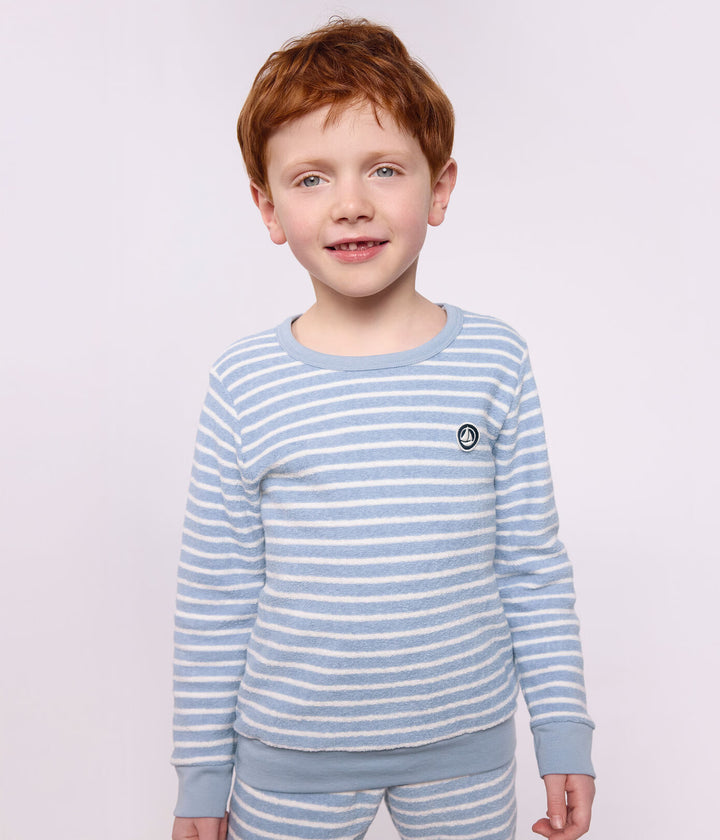 Petit Bateau - Pyjama 2-delig Polaire/Milk