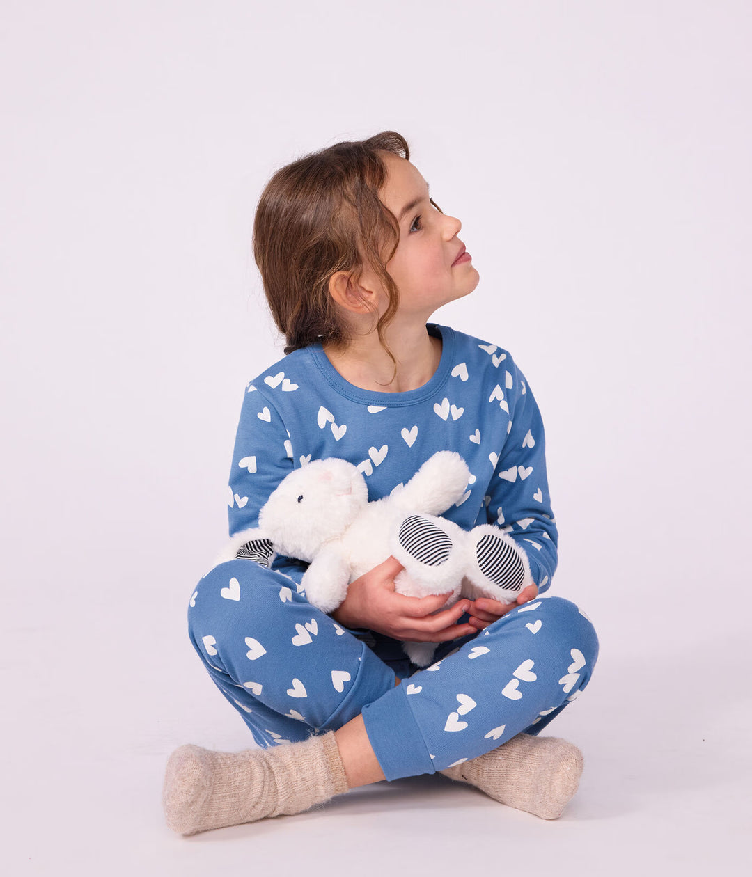 Petit Bateau - Pyjama 2-delig Riviera/Marshmallow