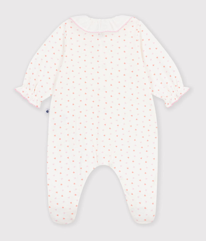 Petit Bateau - Pyjama met Voetjes Marshmallow/Multicolor Tubic