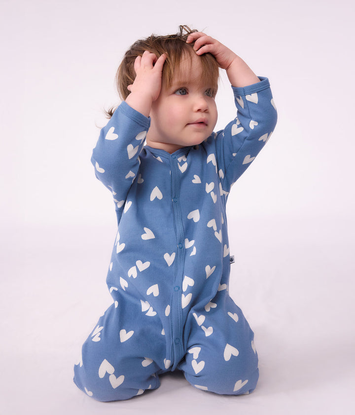 Petit Bateau - Pyjama met Voetjes Riviera/Marshmallow