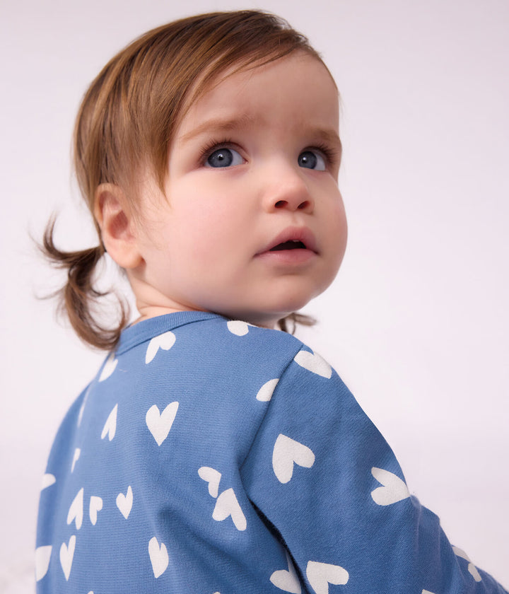 Petit Bateau - Pyjama met Voetjes Riviera/Marshmallow