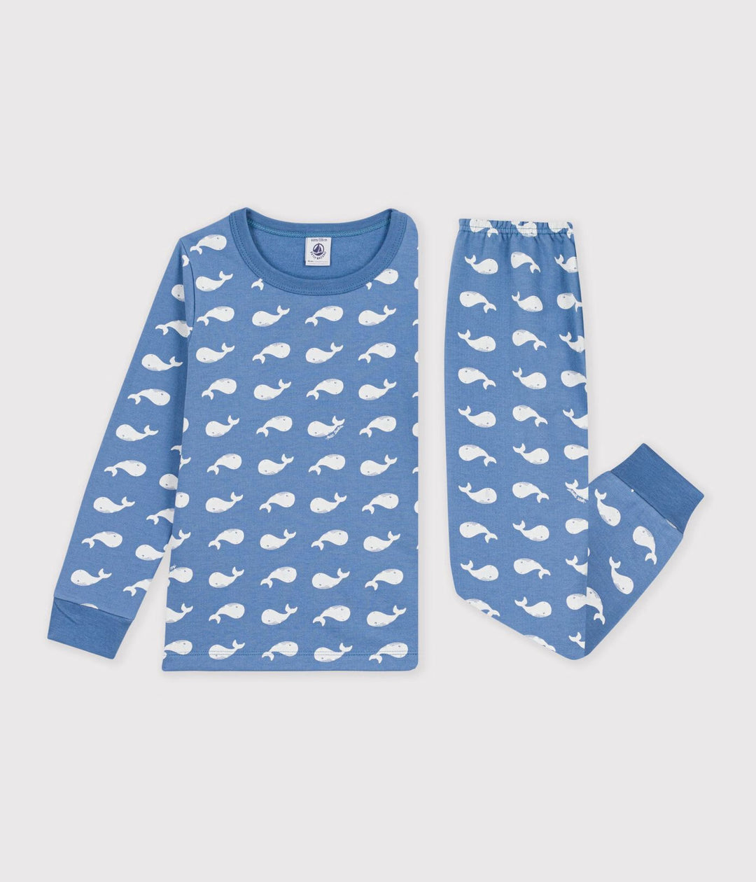Petit Bateau - Pyjama 2-delig Outremer/Marshmallow
