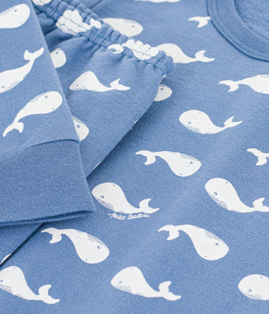 Petit Bateau - Pyjama 2-delig Outremer/Marshmallow