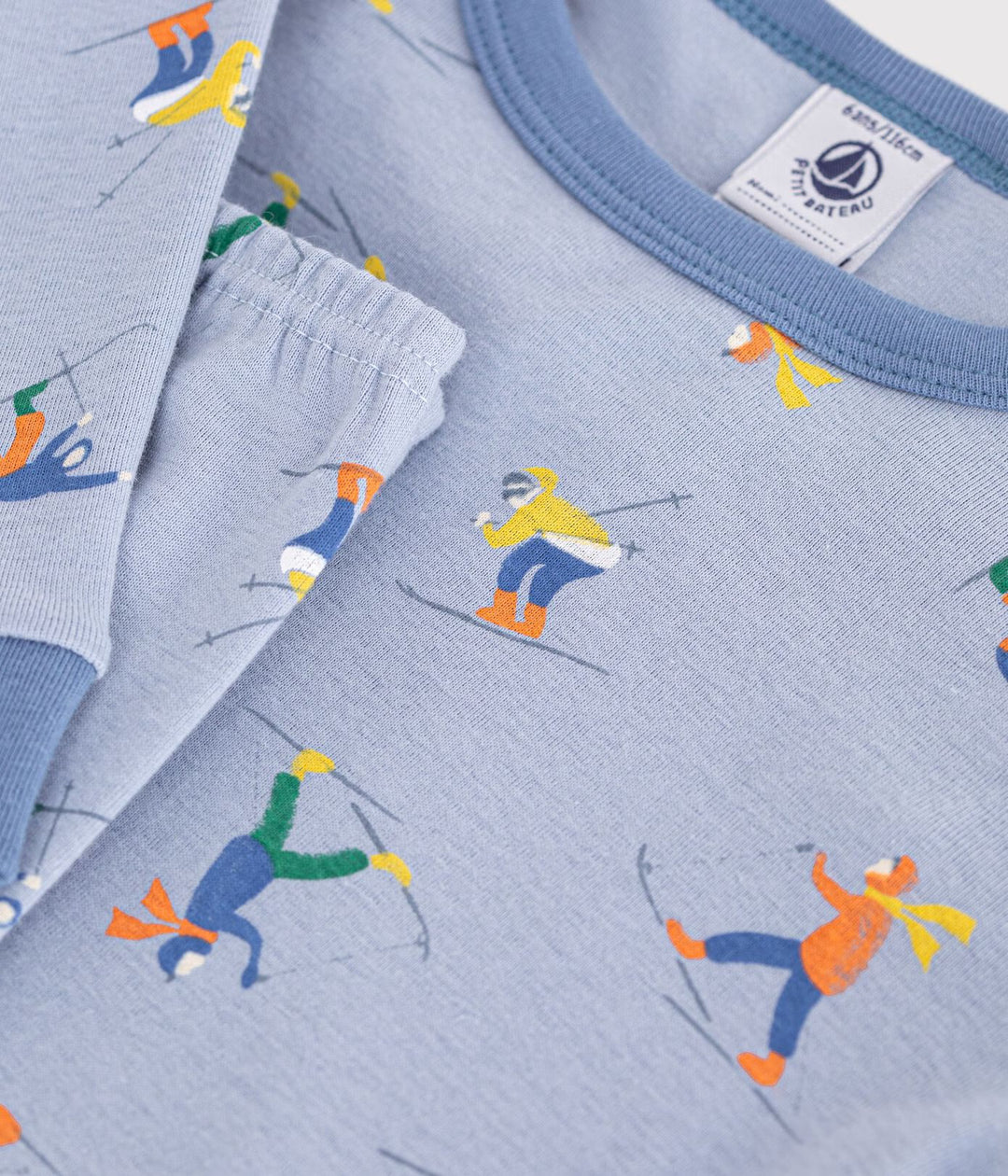 Petit Bateau - Pyjama 2-delig Polaire/Multicolor