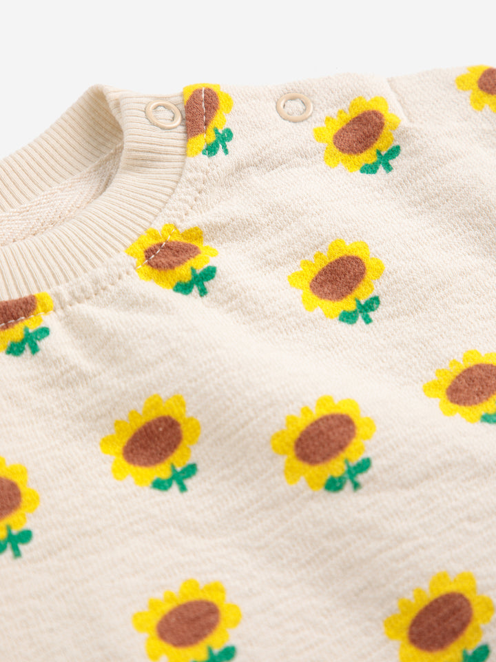 Sweater Baby Sunflower All Over Beige