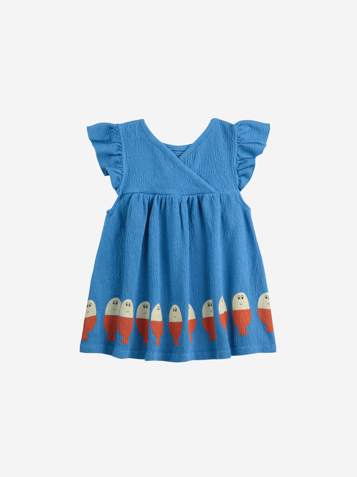 Jurk Baby Morning Egg Ruffle Blue