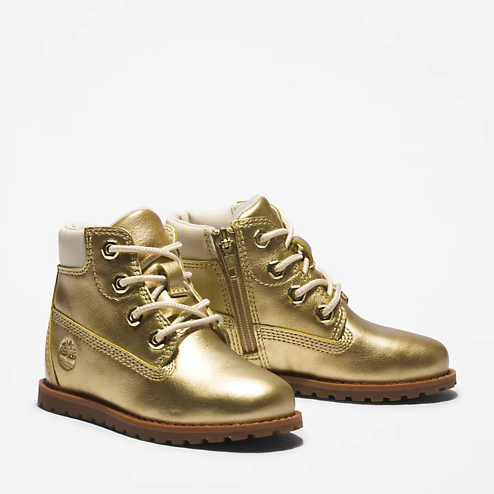 Laarzen Pokey Pine Boot Side Zip Gold