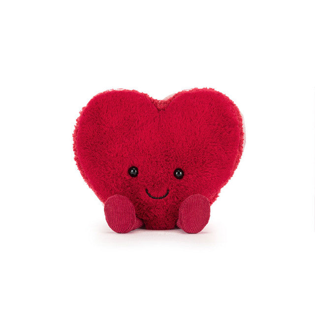 Jellycat - Knuffel Amusables Arlette Heart Macaron | Rood