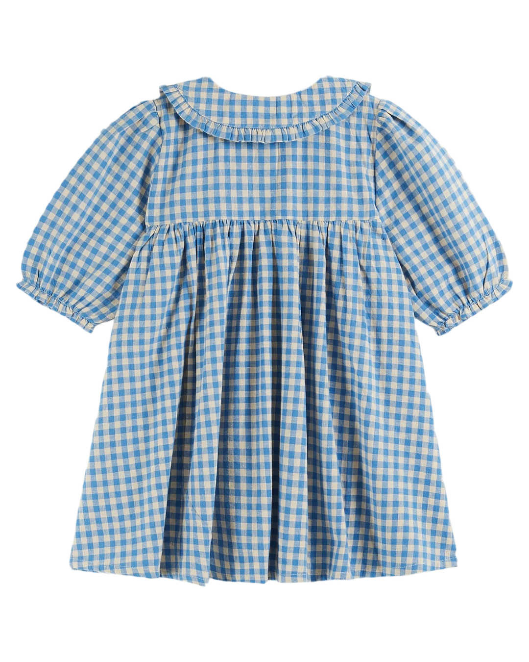 Jurk Wide Gingham Vichy Lagon