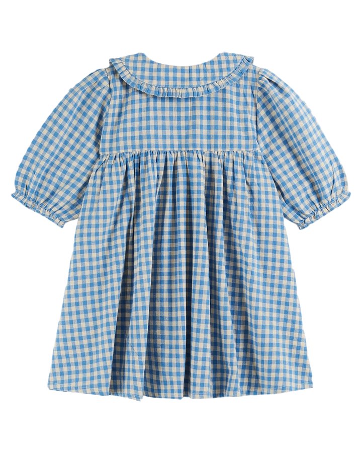 Jurk Wide Gingham Vichy Lagon