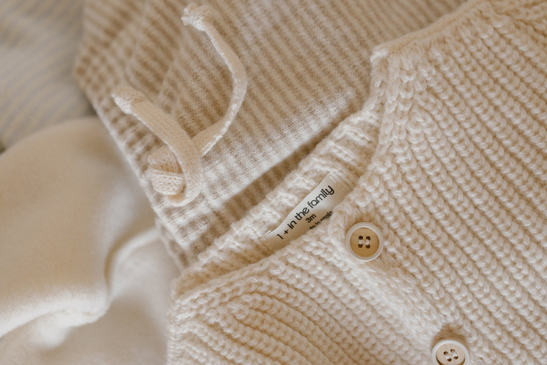 1+ In The Family - Cardigan Antibes Ecru