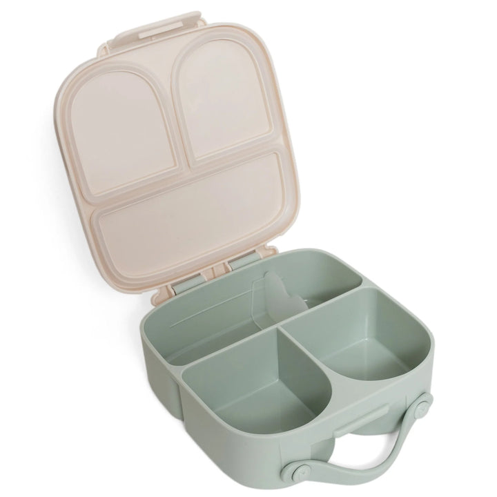 Petit Monkey lunchbox Bento Bear met berenprint en 3 vakken