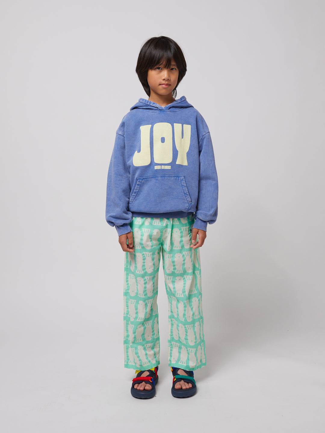 Sweater Met Kap Joy Blue