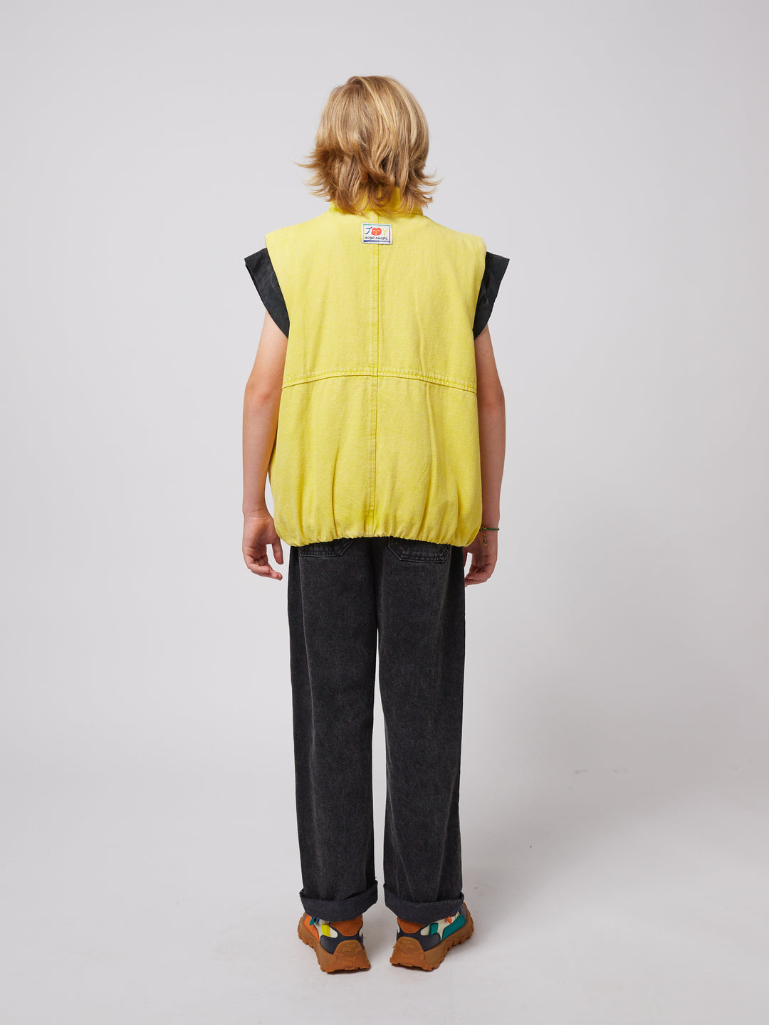 Jeans Vest Smiling Yellow