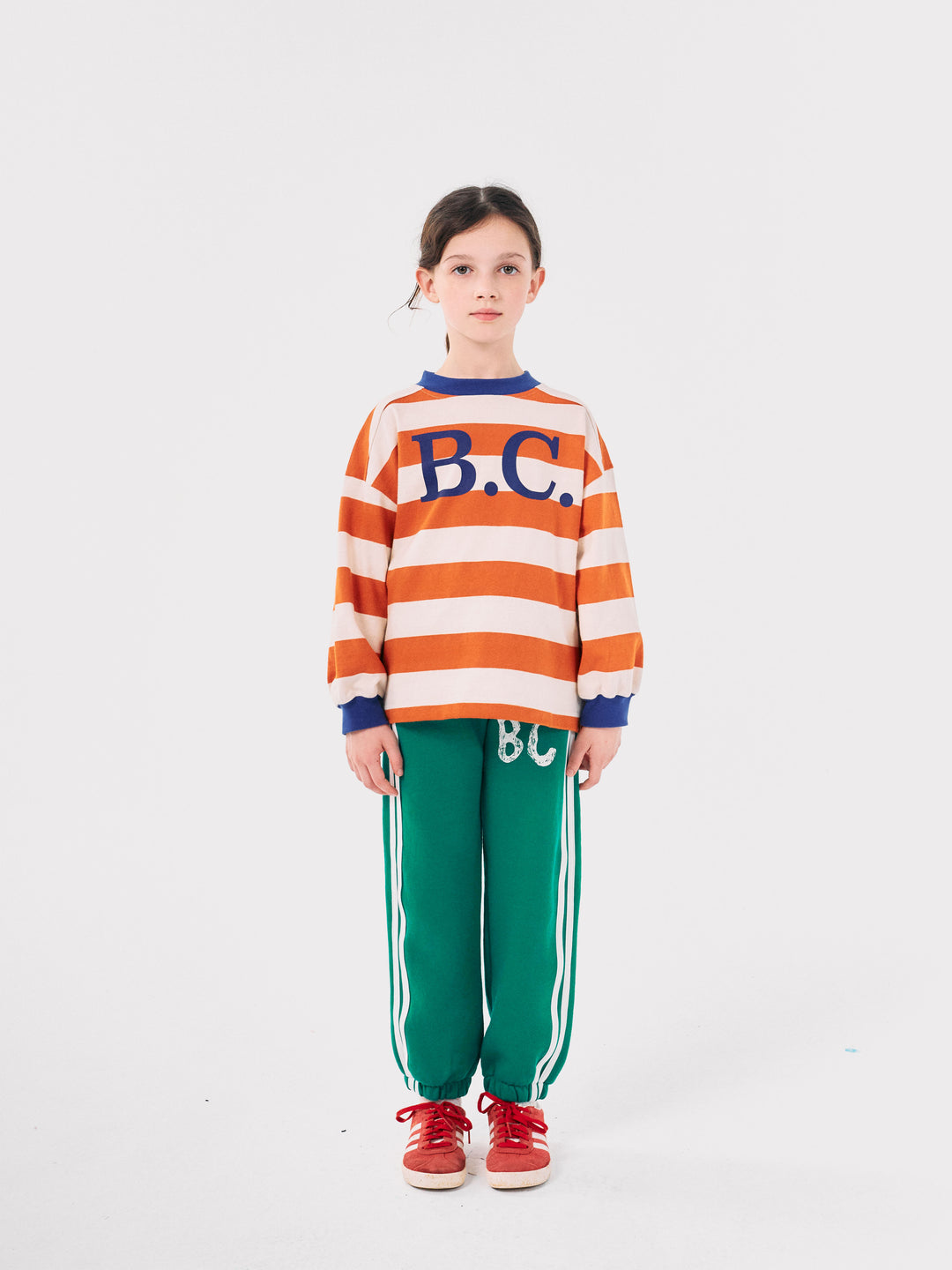 T-shirt B.C. Stripes Orange