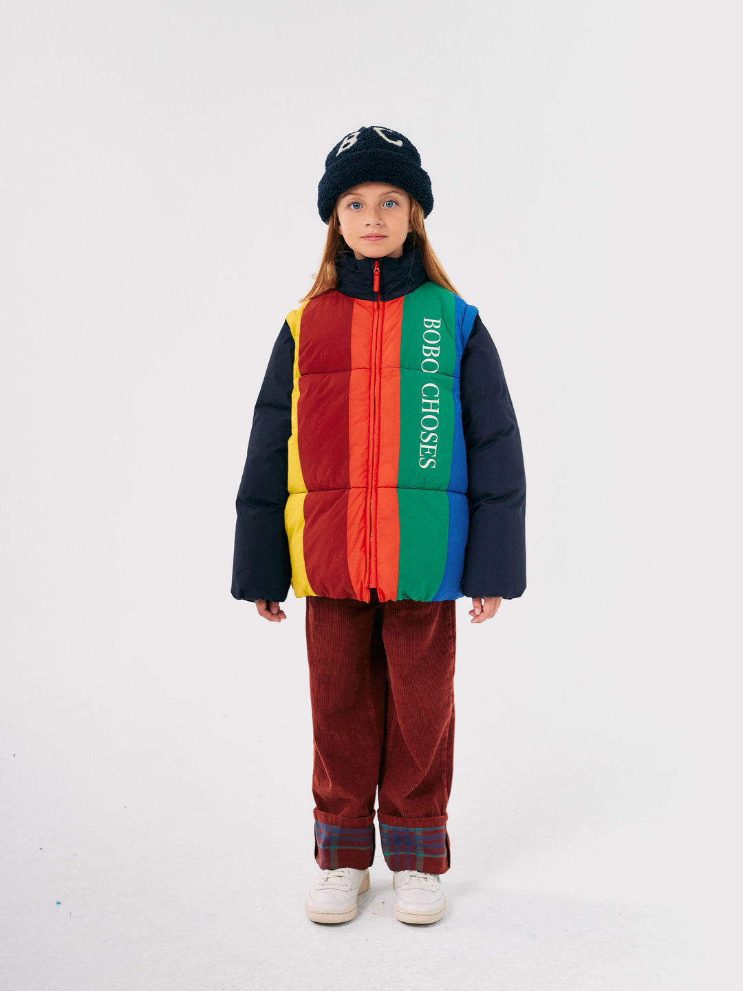 Jas Bobo Choses Padded Color Block Multicolor