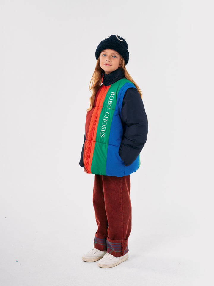 Jas Bobo Choses Padded Color Block Multicolor