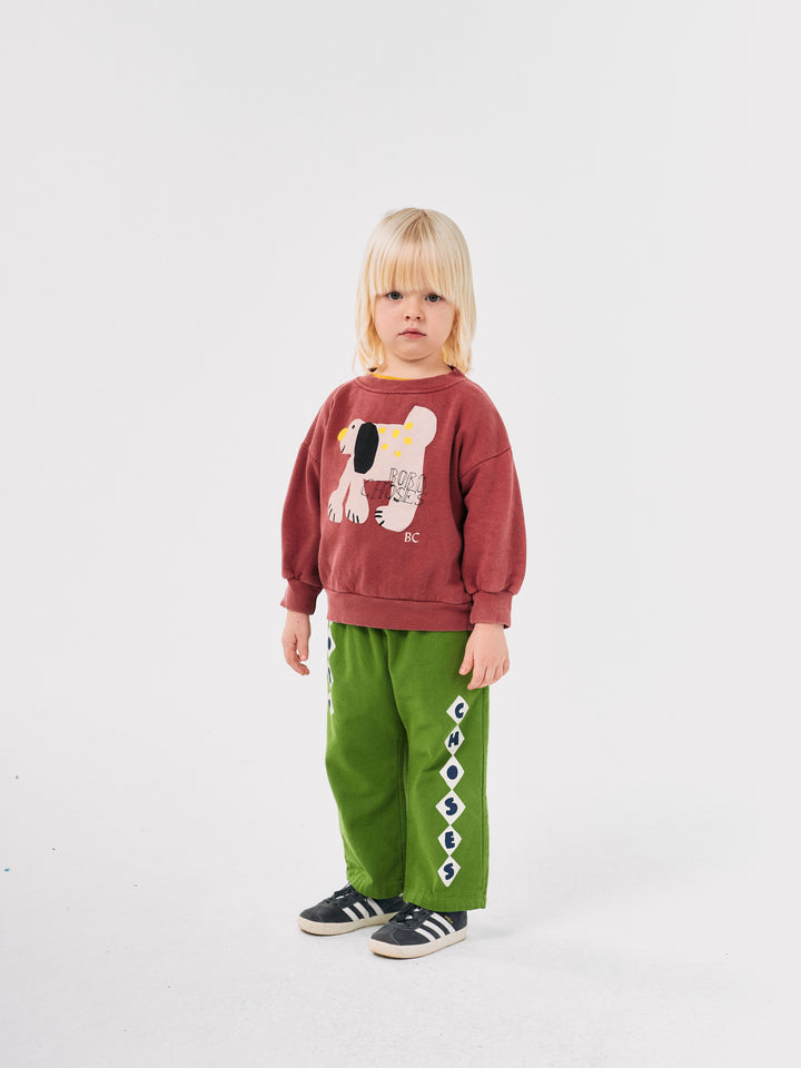 Broek Bobo Choses Diamonds Straight Olive