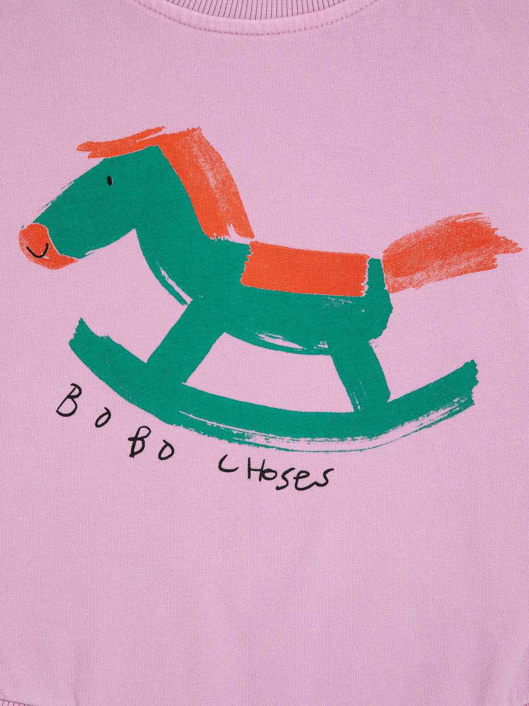 Bobo Choses - Body Sweater Rocking Horse Lavender