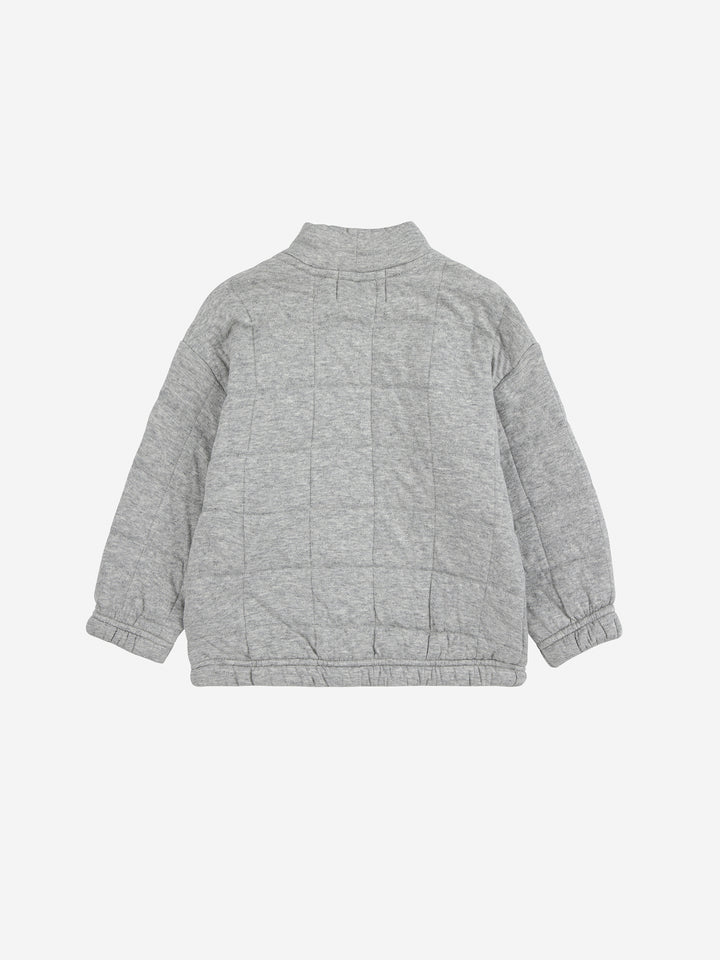 Bobo Choses - Sweater Vest Baby Bobo Choo Choo Quilted Light Heather Grey
