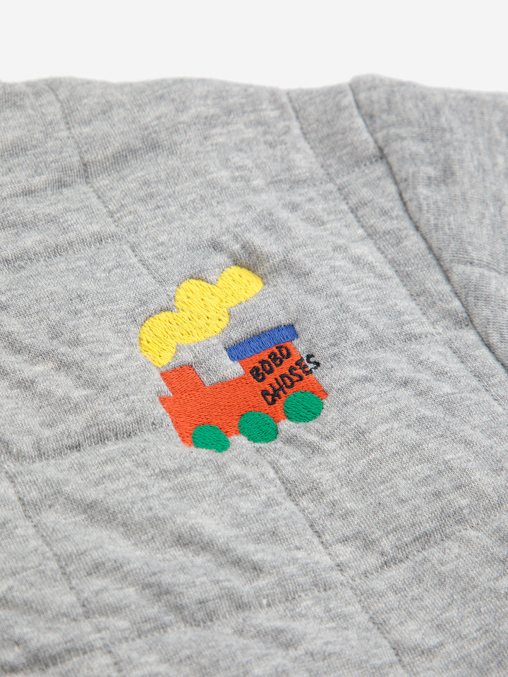 Bobo Choses - Sweater Vest Baby Bobo Choo Choo Quilted Light Heather Grey