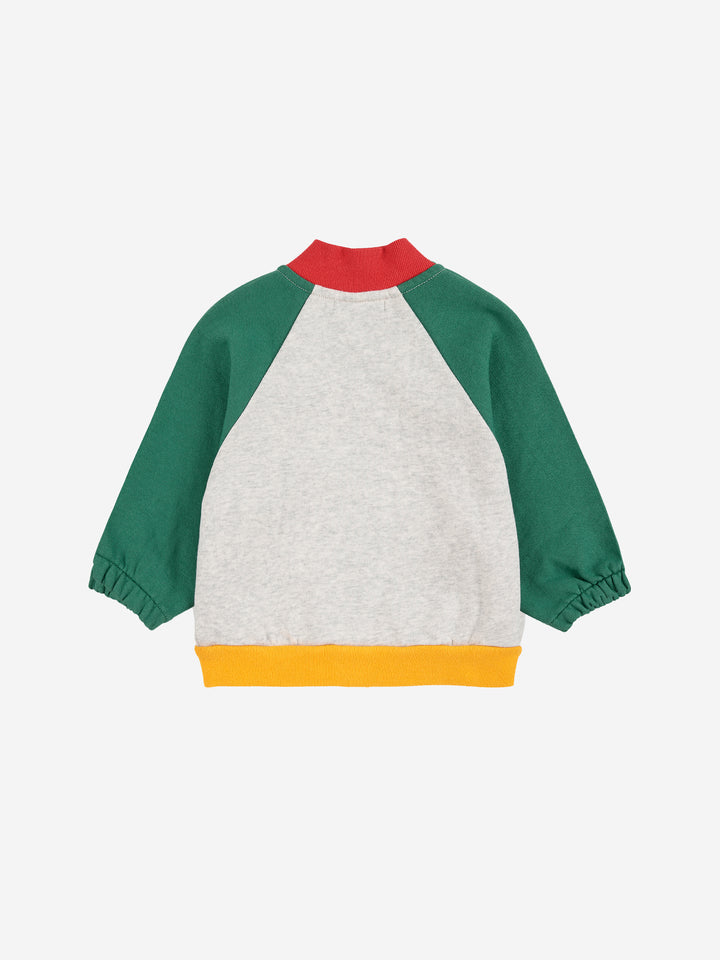Bobo Choses - Sweater Vest Baby Tic Tac Toe Color Block Red