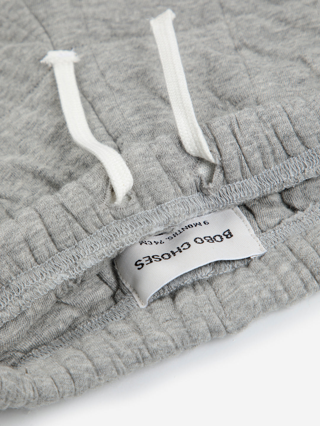 Bobo Choses - Jogging Broek Baby Quilted Light Heather Grey