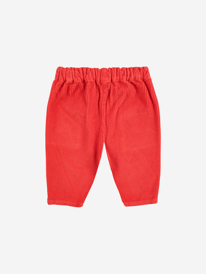Bobo Choses - Broek Baby Bobo Choo Choo Corduroy Red