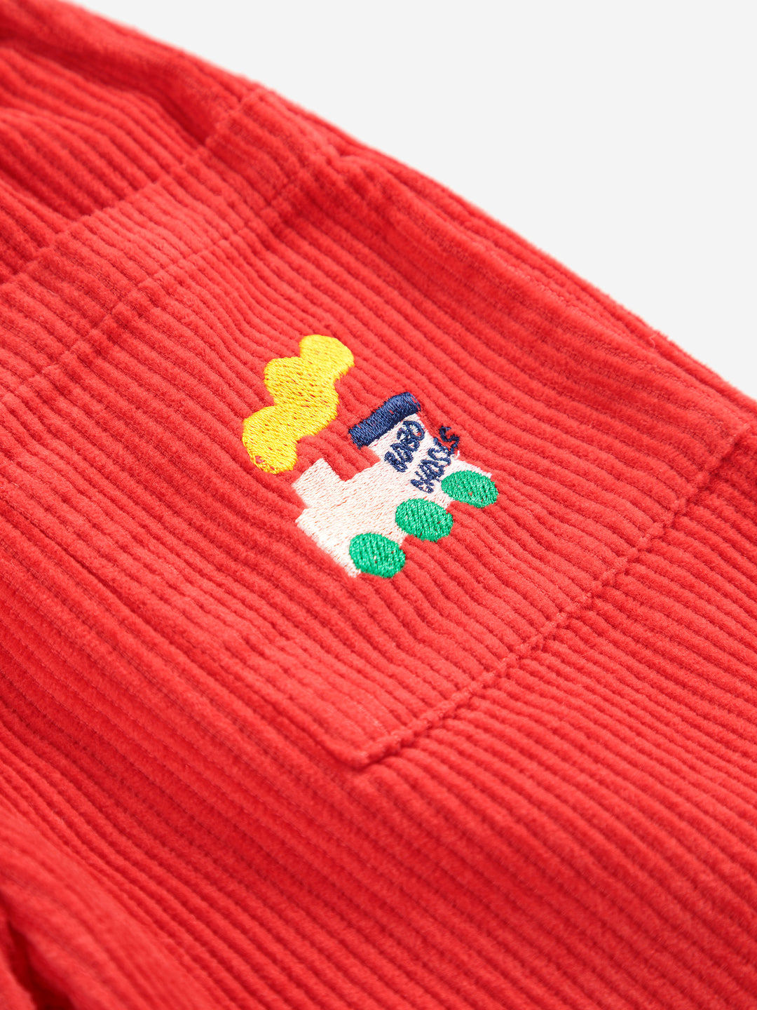 Bobo Choses - Broek Baby Bobo Choo Choo Corduroy Red
